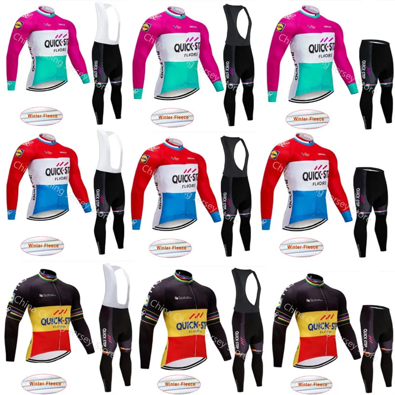 خطوة سريعة 2019 الشتاء الحرارية الصوف الدراجات جيرسي MTB طويلة الأكمام سباق دراجة دراجة هوائية جبلية الملابس روبا Ciclismo A08