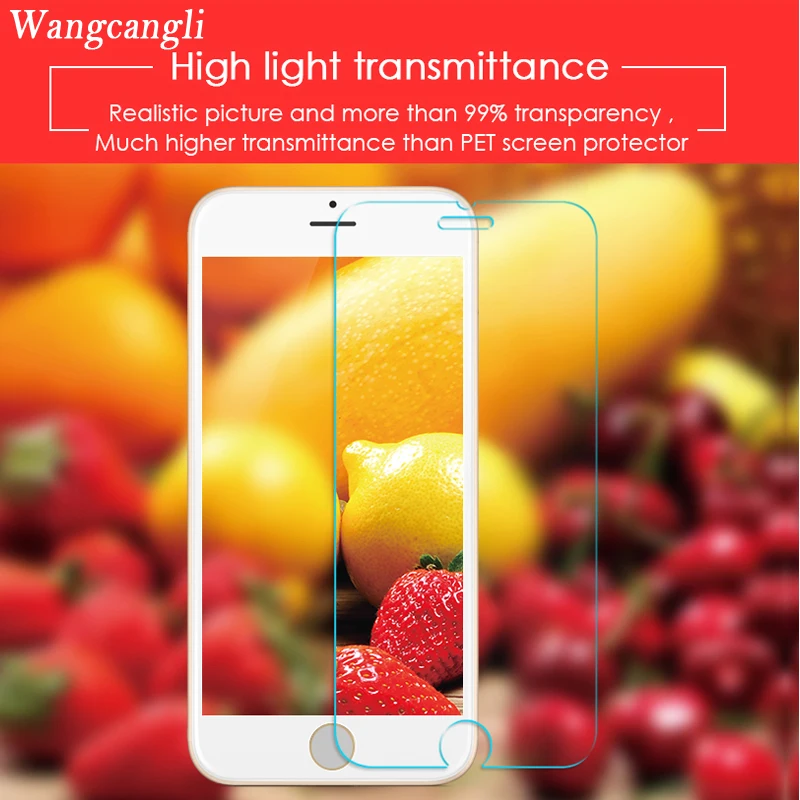 

wangcangli protective glass on the for iphone 7 X 8 4s 5 6 6s plus screen protective protector guard Film for iphone se 5s glass
