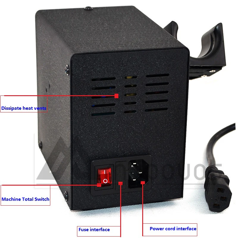 Goede 750W 8586 2 In 1 Digitale Esd Heteluchtpistool Soldeerstation Lassen Soldeerbout Voor Ic Smd Desolderen rework Station 220 V