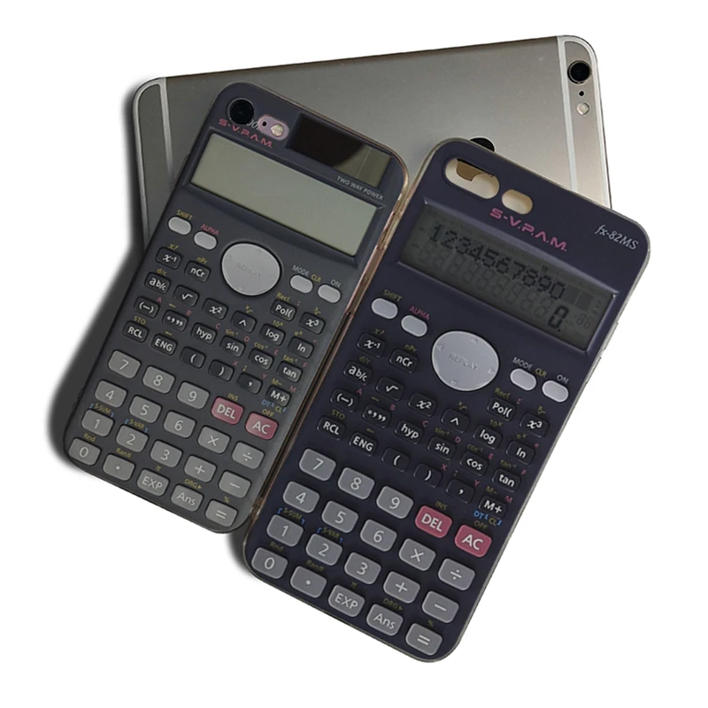 

IMIDO Retro Peculiar Funny Calculator soft silicon cover back case For Iphone7 8 7PLUS 8PLUS X XS XR XSMAX 5 6 6S 6PLUS 6S PLUS