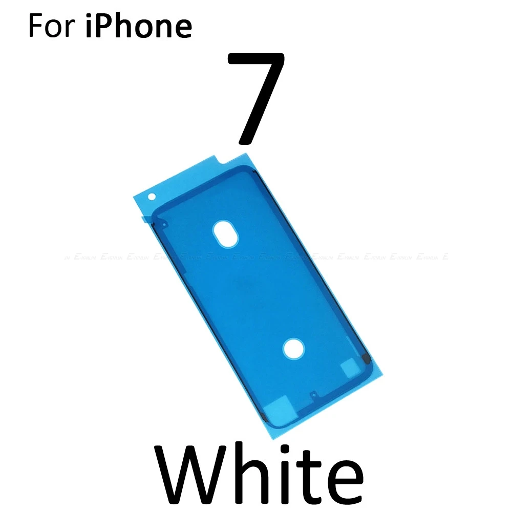 Передний ЖК-Корпус клейкая лента наклейка для iPhone 6S 7 8 Plus X XR XS Max ЖК-рамка экран Водонепроницаемая наклейка
