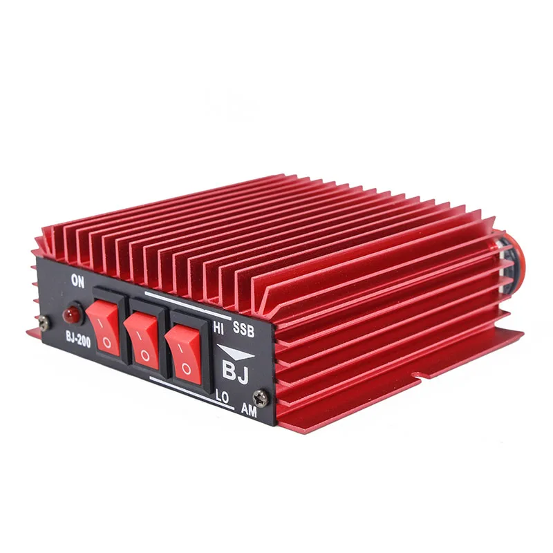 BaoJie BJ-200 CB радио Мощность усилитель BJ200 для радиолюбителей двухстороннее радио HF радиостанция рация красного цвета A7170