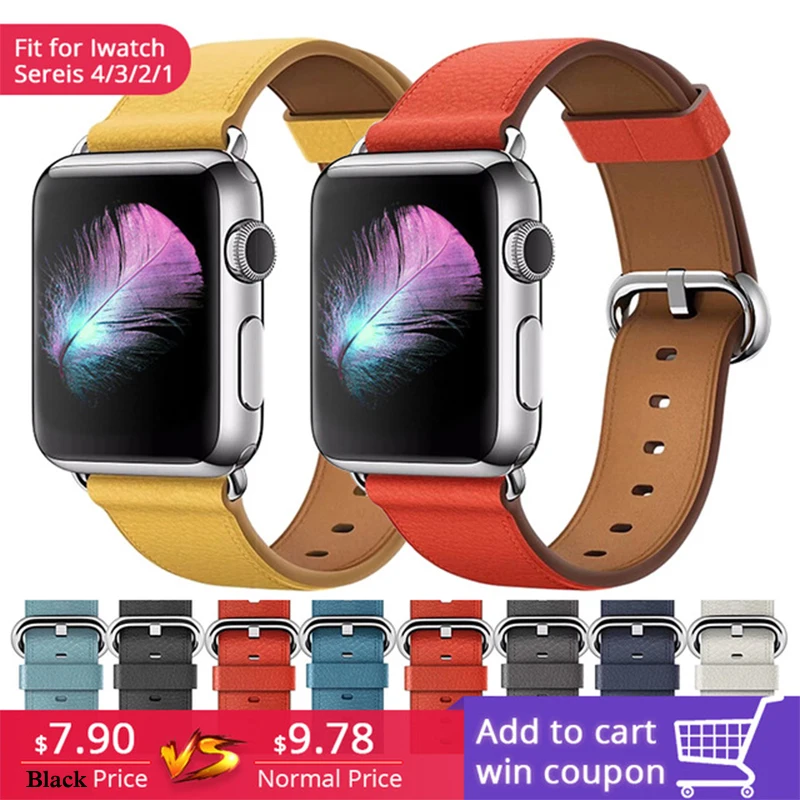 Классический ремешок для apple watch series 4 3 2 1 iwatch 38 мм 42 браслет смарт-аксессуары 44 м |