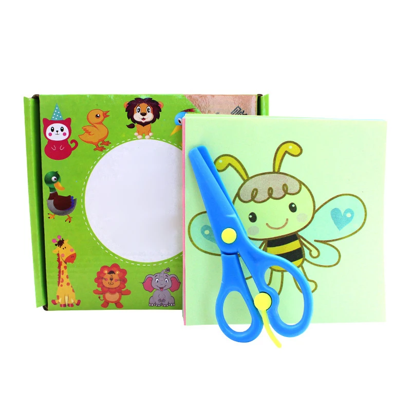 1 комплект мультяшная цветная бумажная Складная режущая игрушка для детей Kingergarden Art Craft DIY обучающая игрушка цвет в ассортименте Тип
