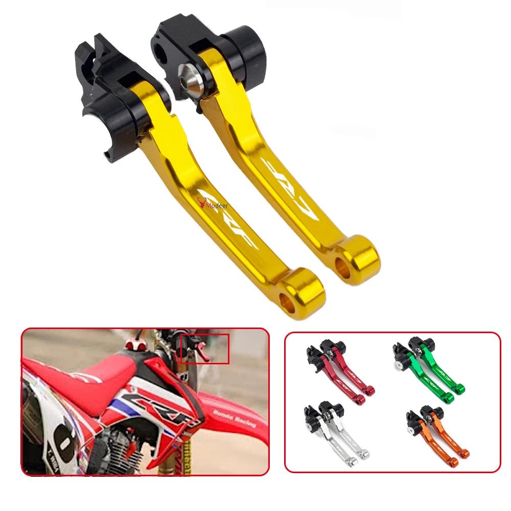 

CRF Logo CNC For HONDA CRF450X CRF 450 X 2015-2017 Motorcycle Motocross Pit Dirt Bike Pivot Brake Clutch Levers