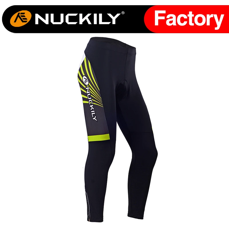 

Nuckily Winter women's Cycling Tights Thermel Fleece Padded Pant Cycle Legging Long Trouser GF010