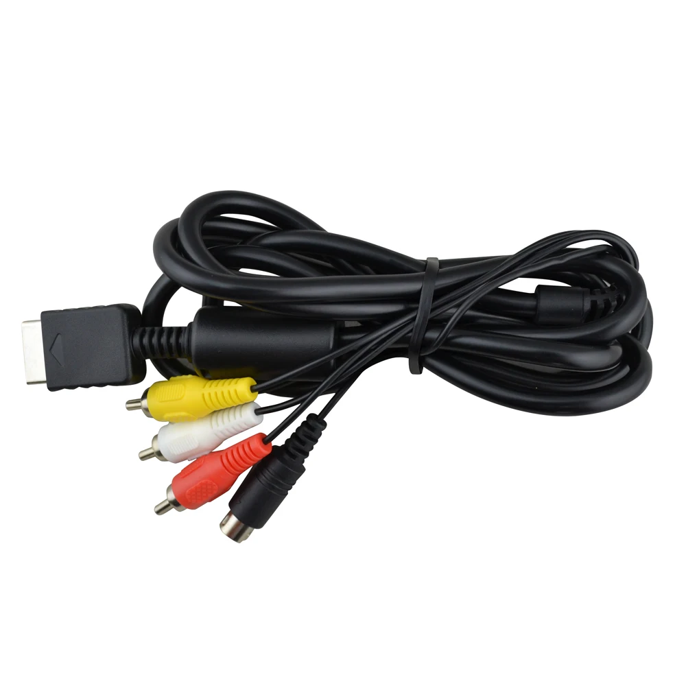 

10PCS For Sony PlayStation 2 3 S-Video AV Audio Video for PS2 PS3 S video Cable cord