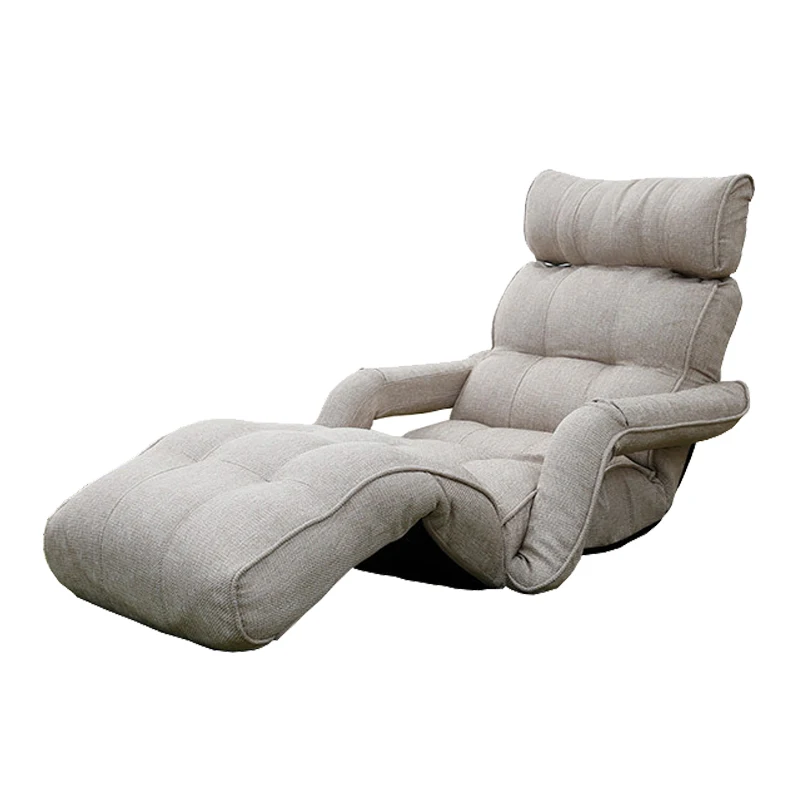 Современный складной шезлонг, диван в японском стиле, складной одноместный диван-кровать, 6 цветов, мебель для гостиной, кресло для отдыха, кушетка