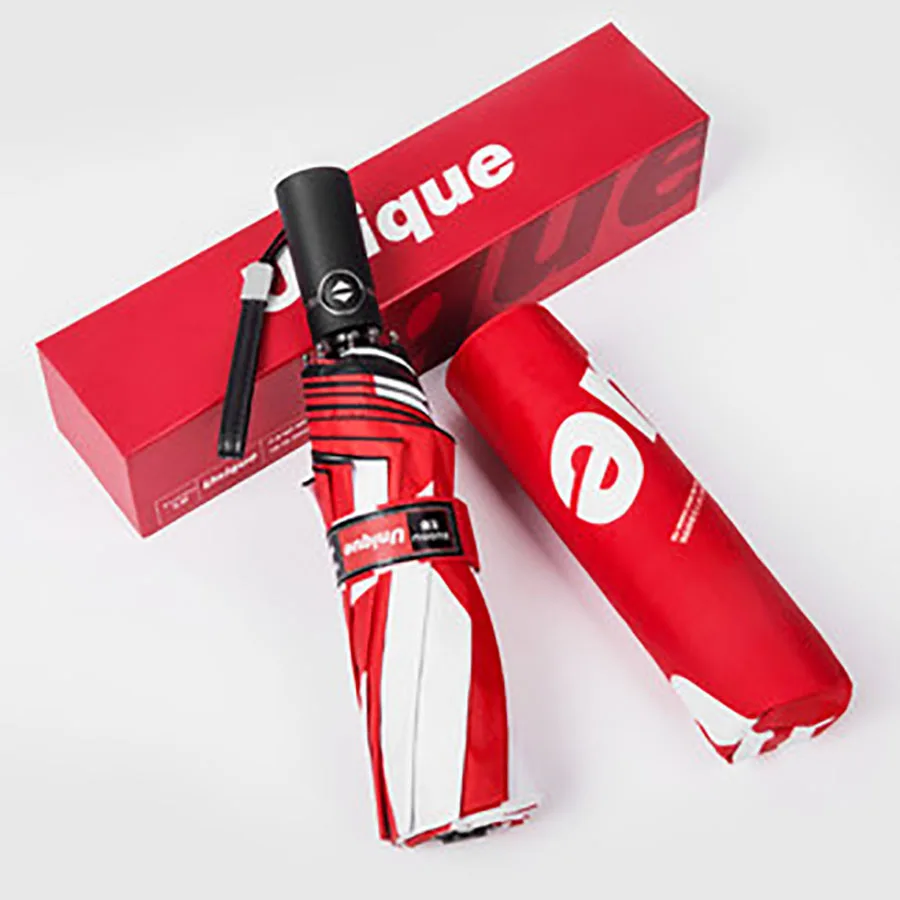 

Umbrella Automatic Umbrella Male Personality Creative Trend Sun Protection Umbrella Female Rain Dual-Use Rain Sombrillas 50R020