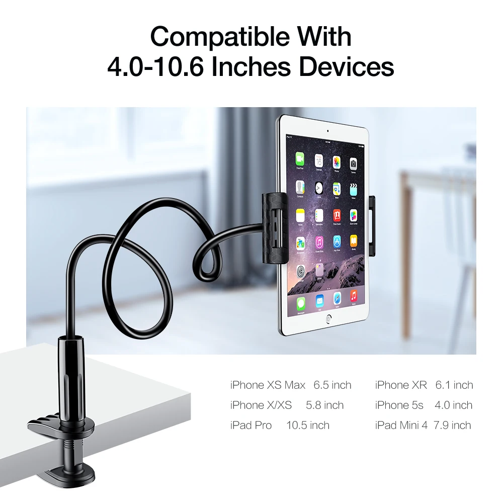 RAXFLY Telefon Halter Stehen Für iPad 2/3/4 Schreibtisch Tablet Telefon Halter Für iPhone XS Max XR