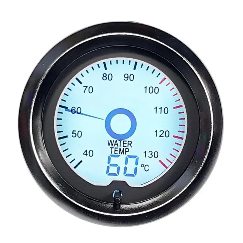 Oil Pressure Gauges 52mm Boost gauge psi VacuumWater temp/Oil temp/Voltmeter/Tachometer RPM Car Gauge fuel meter auto sensor - Цвет: water temp gauge