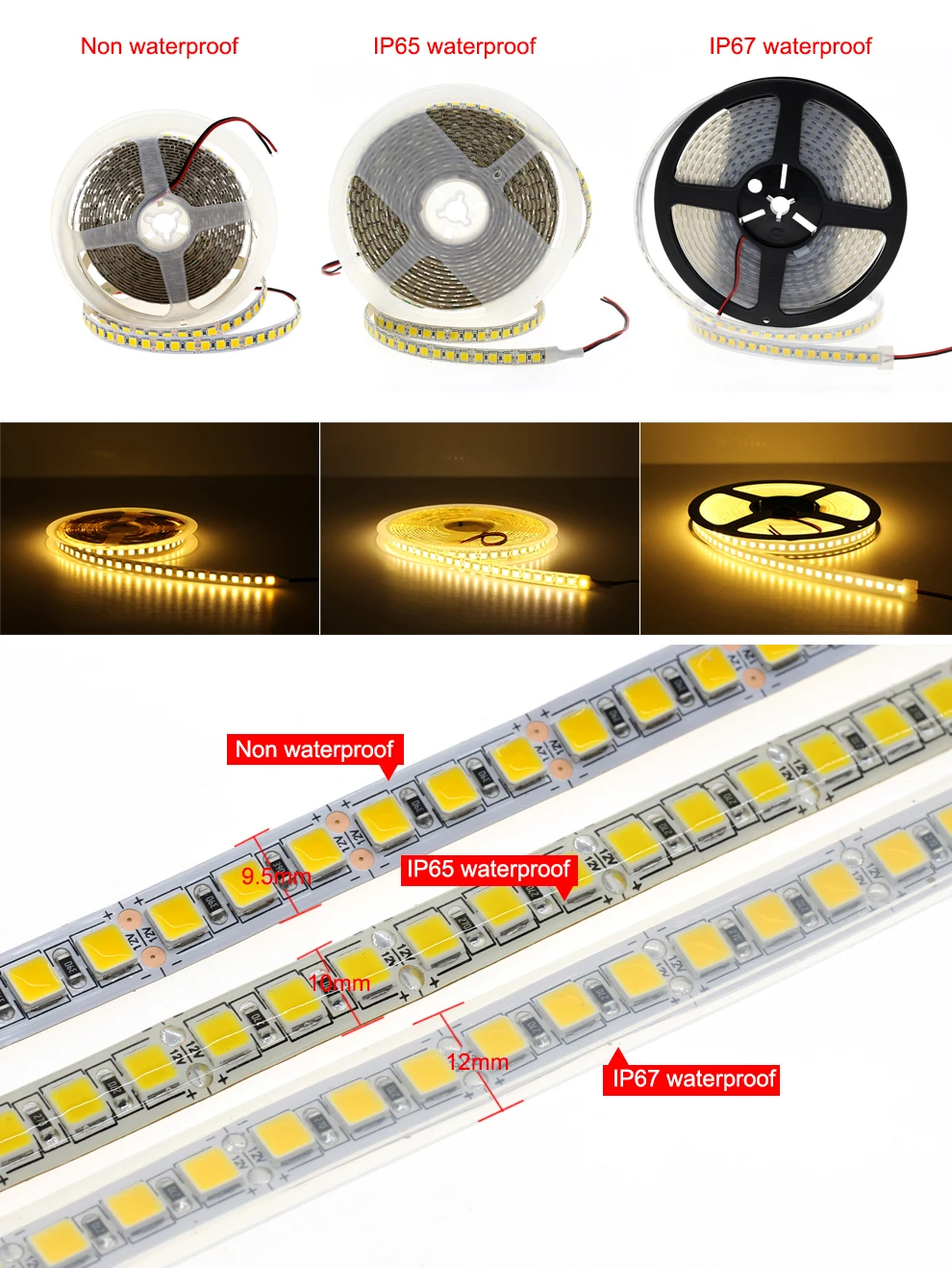 5054 Светодиодные ленты Light 120 светодиодный s/M без Водонепроницаемый DC12V 5 м лента ярче, чем 5050 теплый белый/холодный