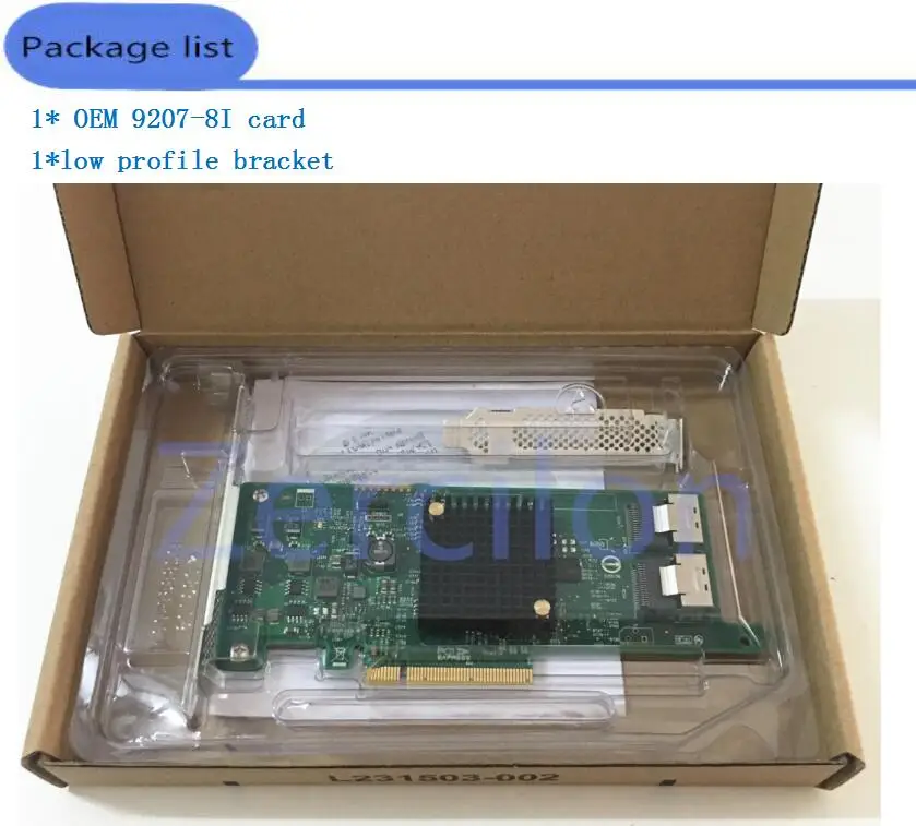 Китай блок OEM/сторонних блок LSI SAS LSI00301 9207-8i контроллер RAID card SATA/SAS 6 ГБ/сек. PCI-E host Bus Adapter