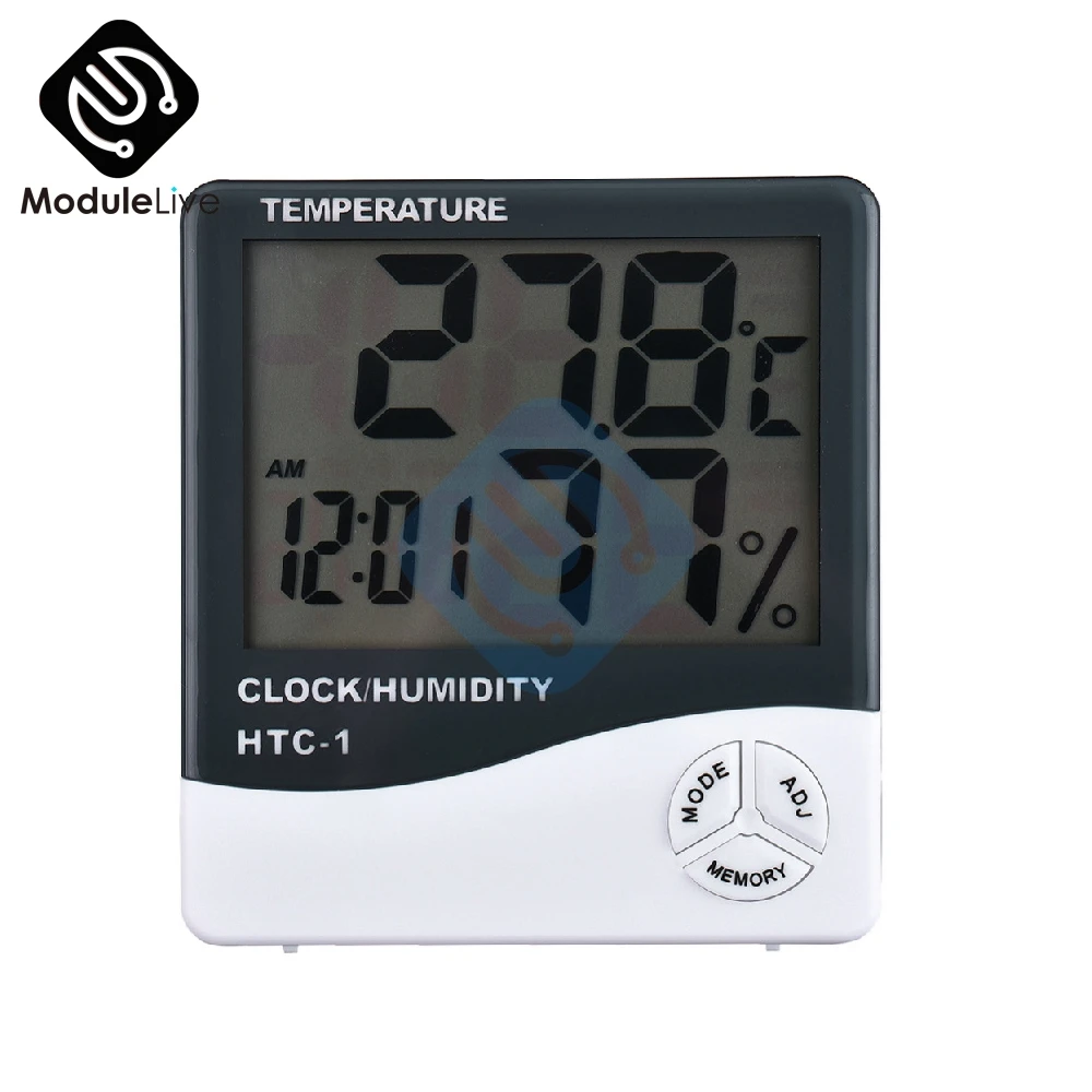 For HTC 1 Indoor Room LCD font b Electronic b font Temperature Humidity Meter Digital Thermometer