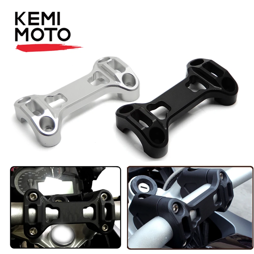

For BMW R1200GS LC Adventure Motorcycle Risers Handlebar Riser Top Cover Clamp for BMW GS 1200 Adventure Handle Bar Top Clamps
