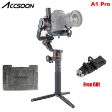 Accsoon A1 Pro 3-осевой ручной шарнирный стабилизатор для камеры GoPro Беспроводной передачи изображения 3,6 кг грузоподъемность для цифровых зеркальных камер PK Zhiyun Crane 2