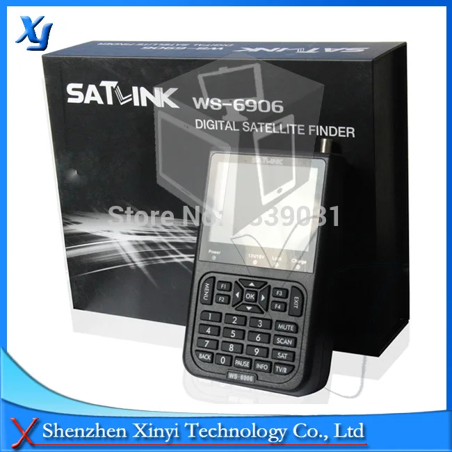 

Original Satlink WS-6906 3.5" DVB-S FTA digital satellite finder star identifier free shipping post