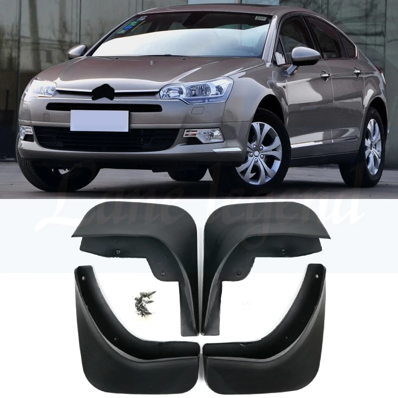 

Set Molded Car Mud Flaps For Citroen C5 2008-Onwards Mudflaps Splash Guards Mud Flap Mudguards Fender 2014 Front Rear 2013 2016