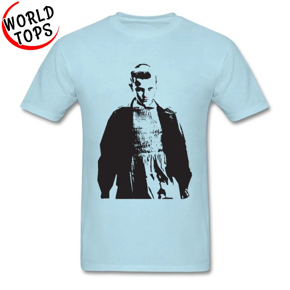 Europe Short Sleeve Tops & Tees April FOOL DAY O-Neck Pure Cotton Men T-shirts Eleven A Europe T Shirts Retro Free Shipping Eleven A light