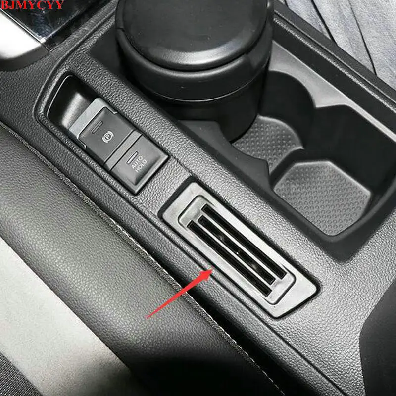 

BJMYCYY For 2017 2018 Volkswagen/Vw T-ROC T ROC TROC Car styling Card slot storage box card inserter