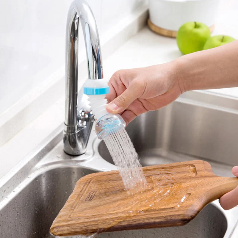 Креативный смеситель для воды распылитель спрей экономия воды кухонные аксессуары гибкий кран для раковины крепление Регулируемый адаптер
