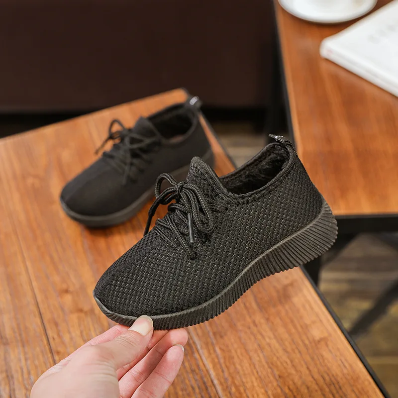 New Boys Trainers Breathable Mesh Children Casual Sneakers Girls Soft Bottom Sports 2019 Fashion Kids Yeezys Running Shoes