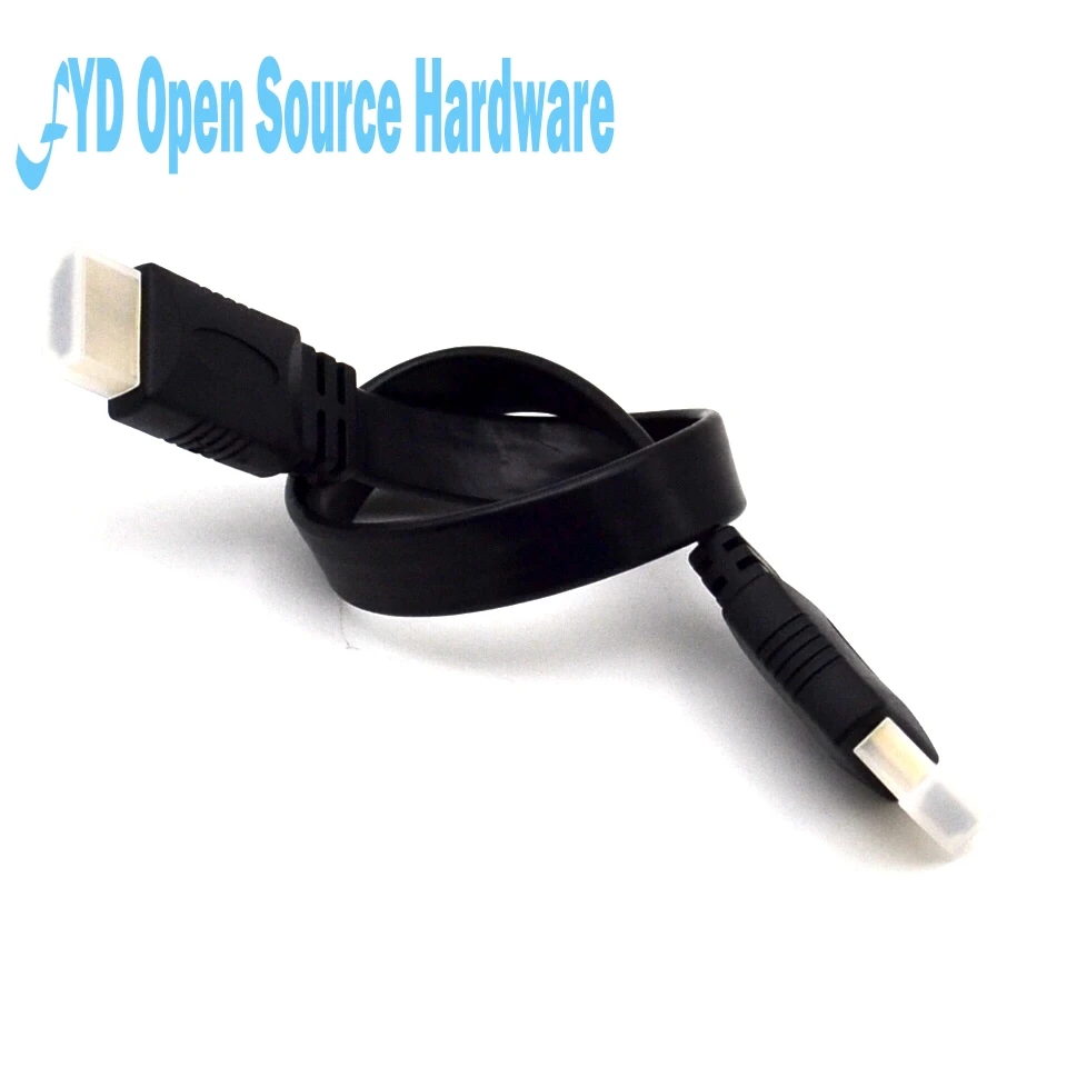 HDMI flat cable version 1.4 3D hdmi cable HD 30CM