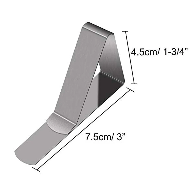 30 Packs Tablecloth Clips Stainless Steel Table Cover Clamps Kitchen Table Linens Clips Tabletop AccessoriesTable Cloth Holders 30 Packs Tablecloth Clips Stainless Steel Table Cover Clamps Kitchen Table Linens Clips Tabletop AccessoriesTable Cloth Holders