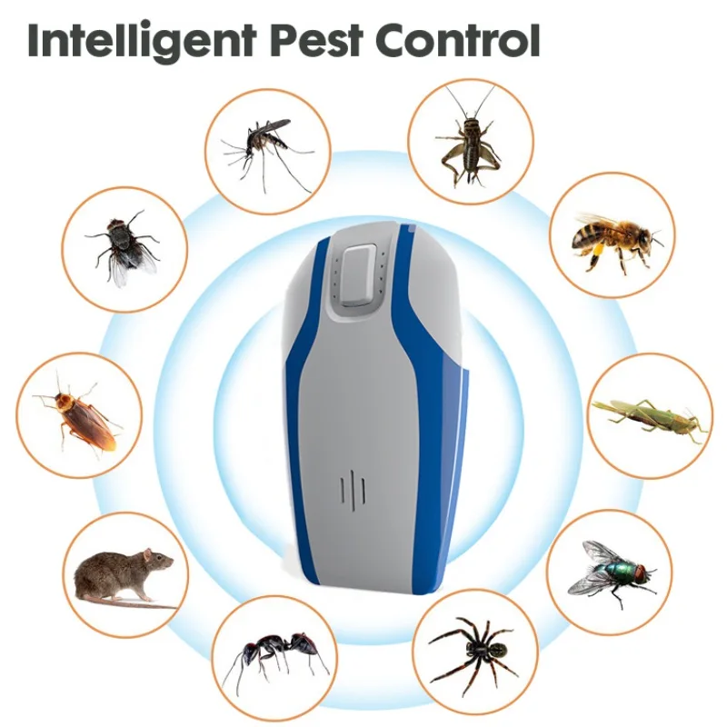 Pest Control Ultrasonic Repeller Electronic Plug in Pest Repellent for Insects Mosquitoes Mice Rat Roaches Bugs Flies Z