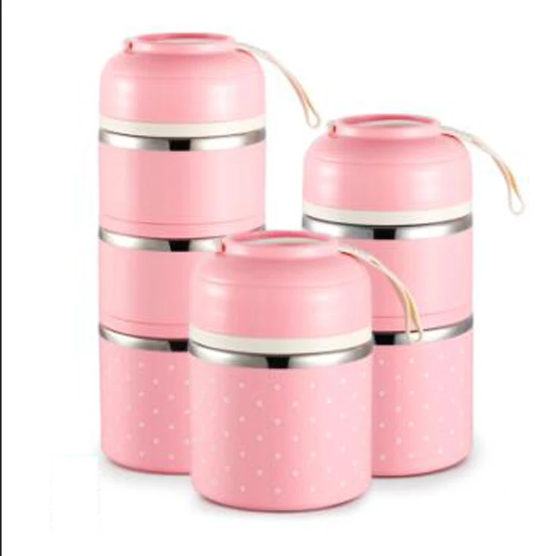 Cute Japanese Thermal Lunch Box Leak Proof Stainless Steel Bento Box