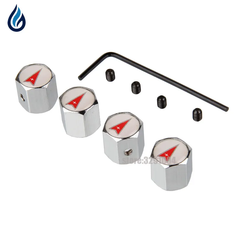 Car Wheel Tire Valves Cap Anti Theft Cover For Pontiac GTO Firebird