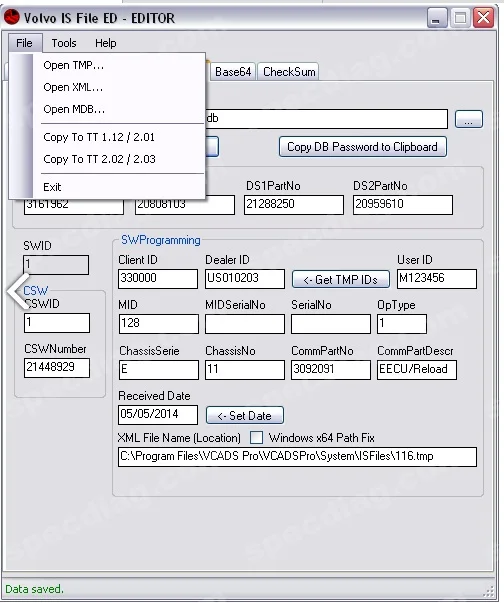 

INTERMEDIATE STORAGE FILE ENCRYPTOR/DECRYPTOR (EDITOR) v0.3.2+all Flash 4.3GB+Tutorials For volvo
