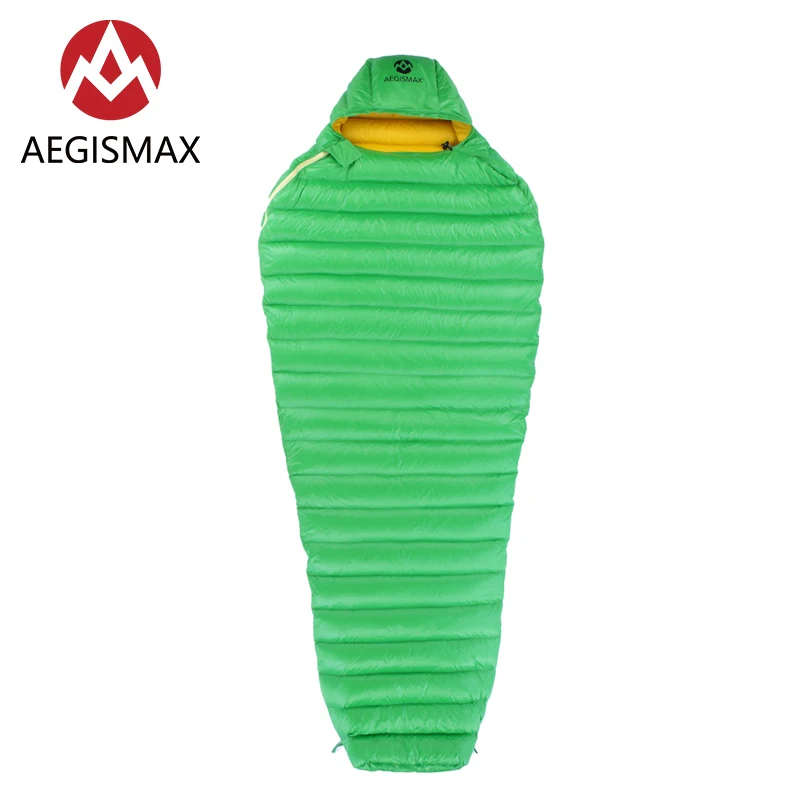 AEGISMAX Leto Green 700FP ультра сухой белый гусиный пух для кемпинга спальный