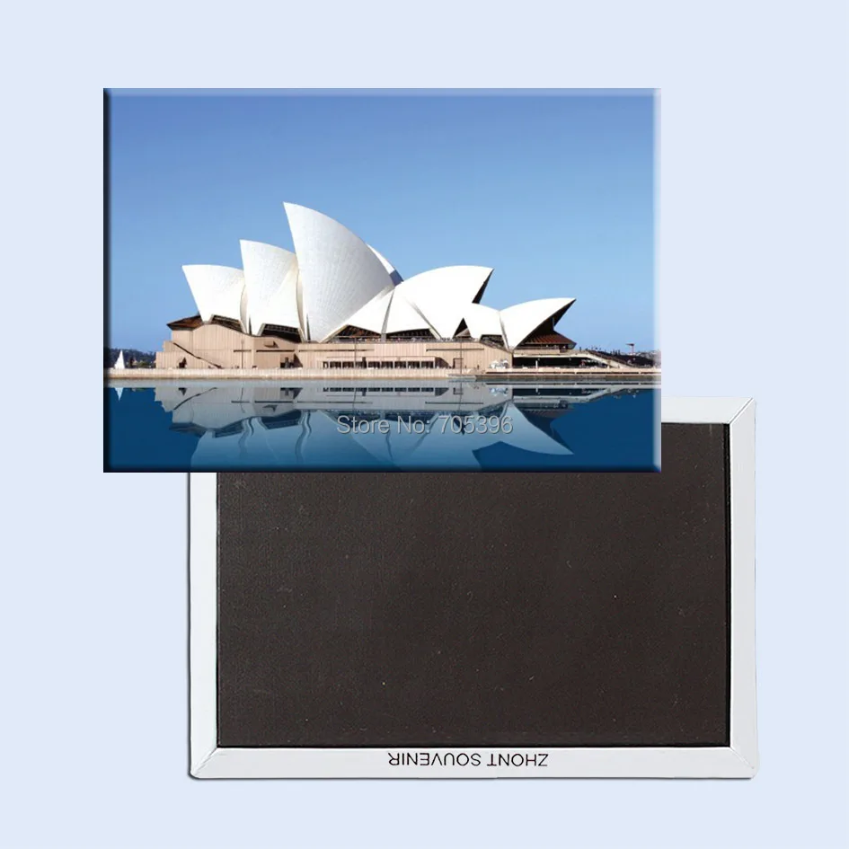 

10K Landmarks Magnets , Australia Sydney Opera House Sence Tourist Metal Fridge Magnet SFM5195