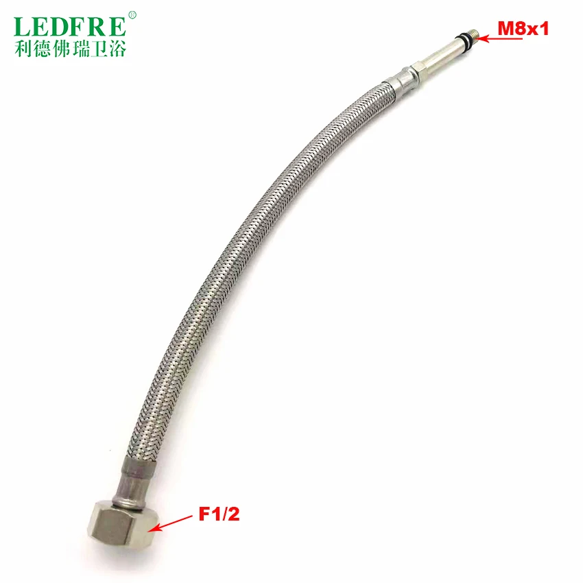 LF15318B F1/2*M8x1 kitchen faucet stainless steel braided flexible tap