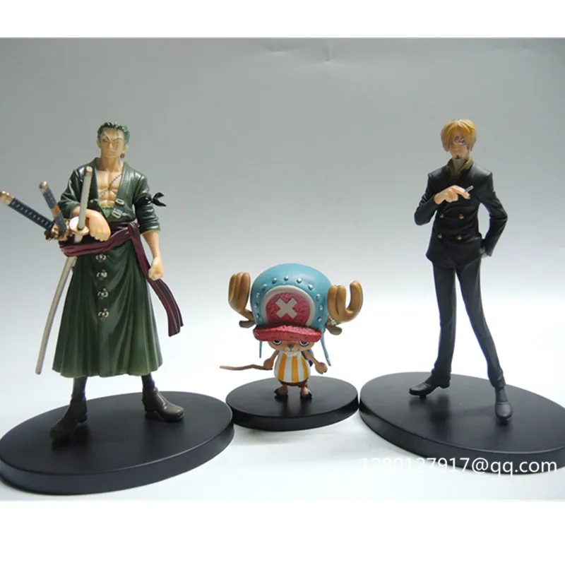 3 шт./компл. один кусок новый мир два года спустя Sanji Зоро Чоппер DX ПВХ фигурку