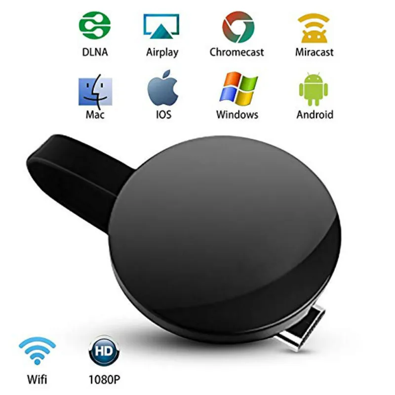 

Wifi Display TV Dongle G5 Wireless Display Receiver HDMI TV Stick 1080P Full HD Support for Android/ Mac/ iOS / Windows