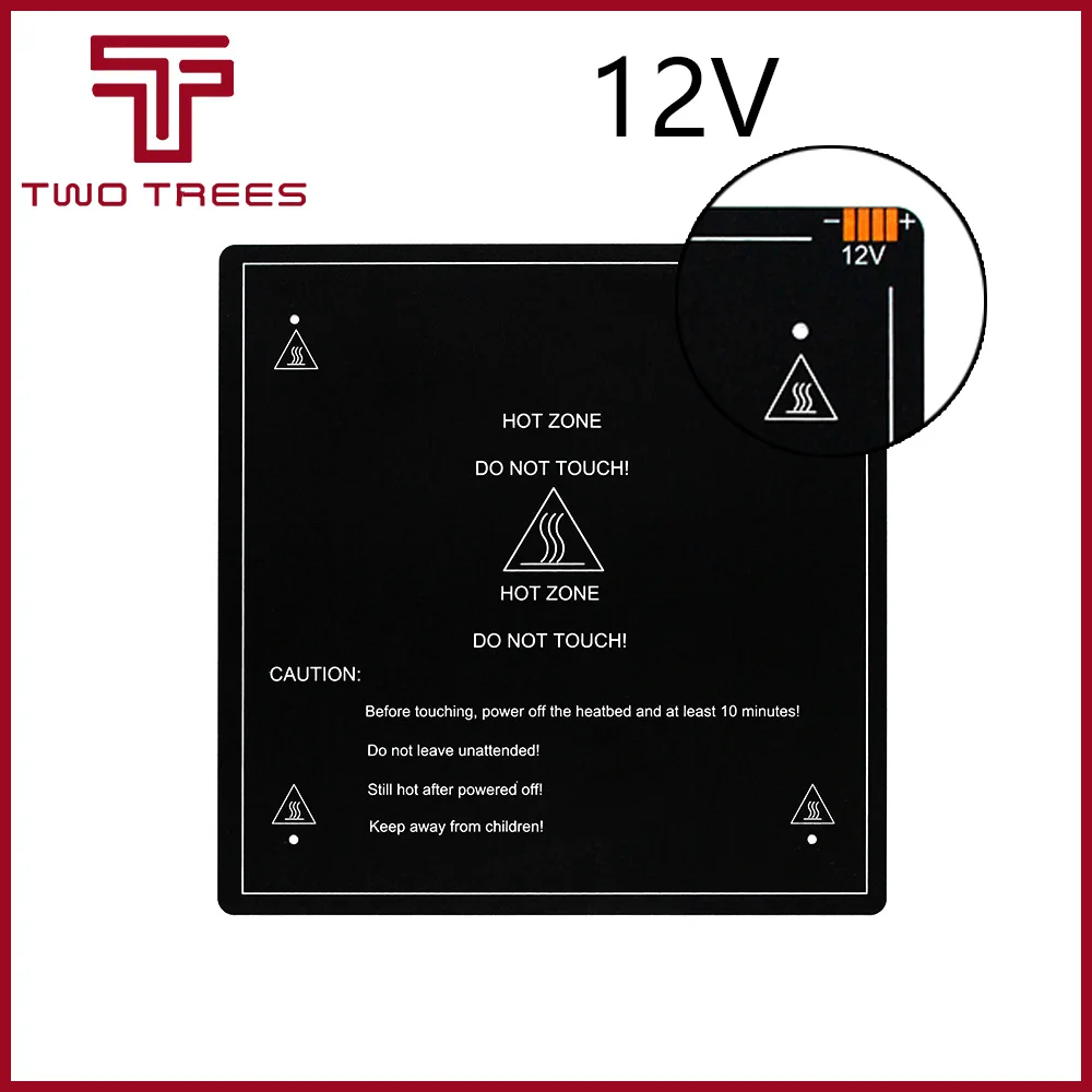 300*300*3,0 мм детали для 3d принтера 1 шт. черный MK3 Горячая кровать последняя алюминиевая кровать с подогревом для горячей кровати Поддержка 12 В 310*310*3,0 мм 12 В/24 В