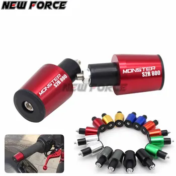 

CNC 22MM Handlebar Grips Handle Bar Cap End P For Ducati MONSTER S2R 800 2005 2006 2007