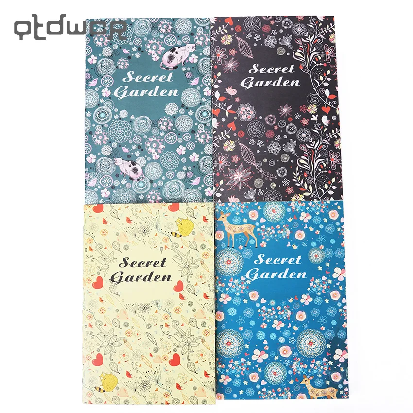 

1PC Retro Beautiful Flowers Printed Notebook Journal Traveler Notepad Diary Notebooks Office School Supplies
