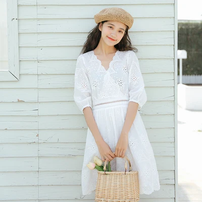 white one piece dress