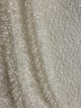 

Free shipping Nigerian French lace Fabric High Quality embroidered African Tulle Lace Fabric