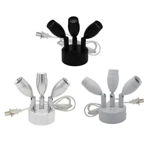 3 Вт/9 Вт светодиодный настенный светильник для чтения портативный Настольный выключатель света разъем ювелирный магазин серебро/белый/черный корпус