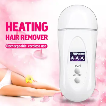 

220V Electric Hair Remover Hair Removal Electric Wax Heater Set Rechargeable Painless Epilator Trimmer Shaver Infrared Heating