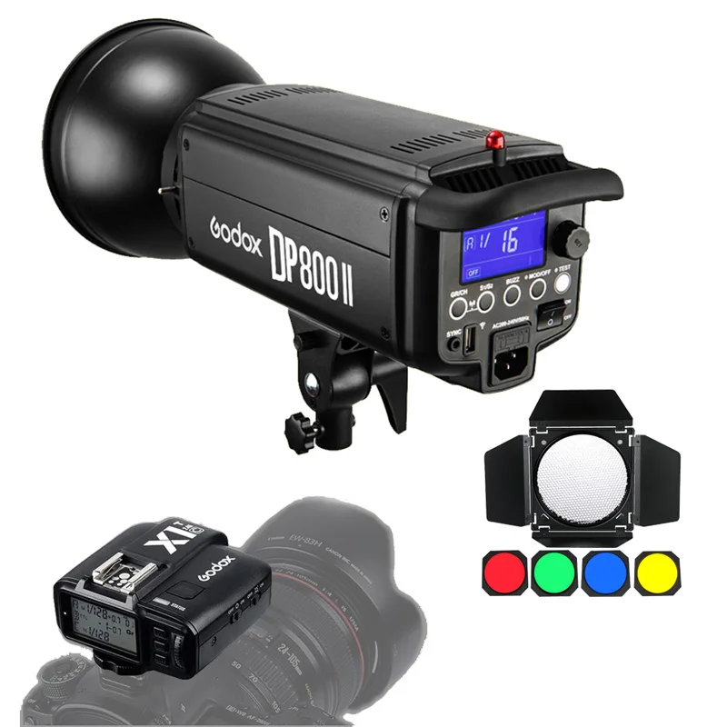 Godox DP800II 800Ws 2 4G беспроводной студийный фото стробоскоп вспышка 800 Вт GN88 освещение