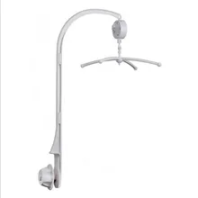 Buy White Baby Crib Mobile Bed Bell Toy Holder + Wind-up Music Box Free Shipping