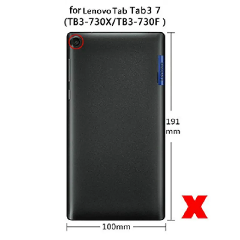 Планшетный чехол для lenovo Tab 3 7,0 730 TB3-730F 730 м 730X TB3-730F TB3-730M/X антискользящий упругий защитный Мягкая Силиконовая защита из ТПУ