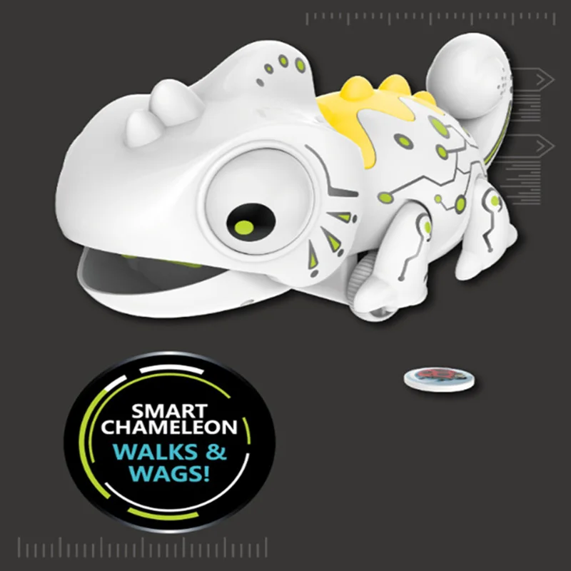 RC Cabrite Intelligent Robot Animal Remot Control Chameleon Walk Eat Electronic Lizard Pets Electric Toys Kids Birthday Gift 5