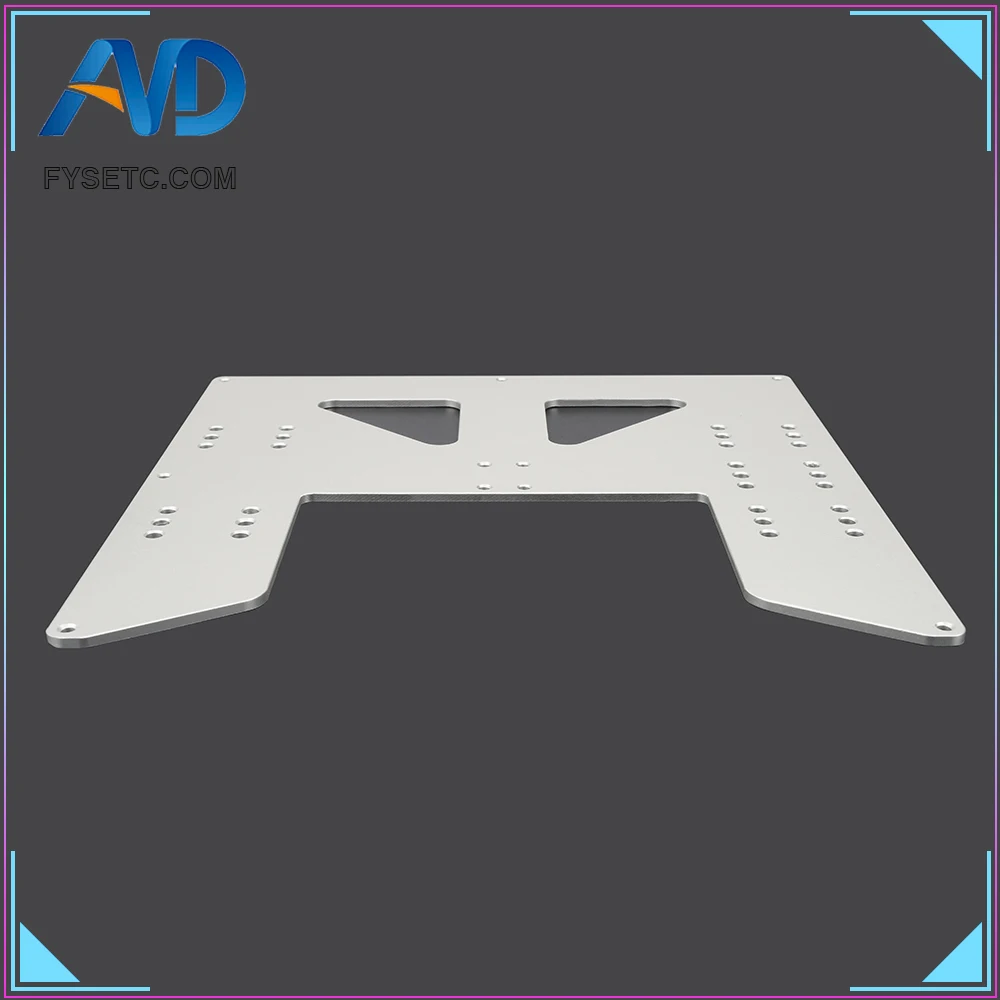 Обновленная Y образная алюминиевая анодированная пластина для 3D принтера Prusa I3 Anet
