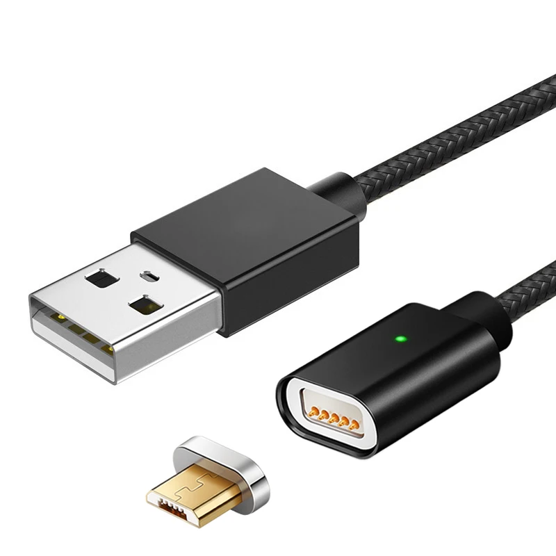 BBSW Magnetic Adapter Cable Micro USB Charging Cable For SAMSUNG S7 S6 Edge A310 A510 XIAOMI Redmi Note 4X 5 Plus Android Micro (5)